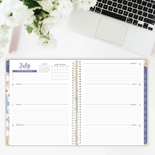 Load image into Gallery viewer, 2026-2027 Large Seaside Whimsy Hard Cover Planner