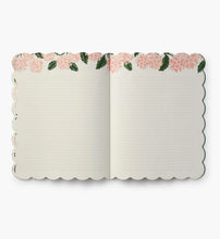 Load image into Gallery viewer, 2027 Pink Hydrangea 17-Month Academic Appointment Notebook
