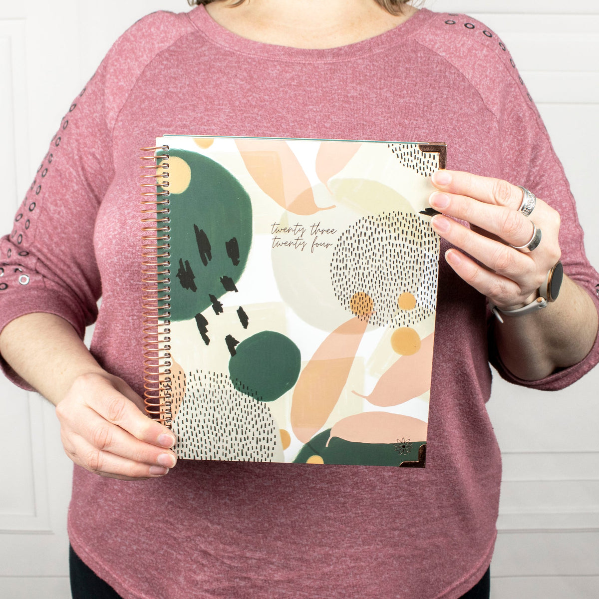 The Perfect Planner Pen, Green Modern Abstract - bloom daily planners