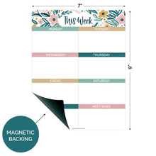 Load image into Gallery viewer, Garden Blooms 3 Piece Magnetic Dry Erase Planner Set