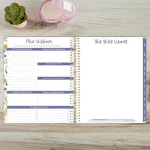 Load image into Gallery viewer, Pre-Order 2026 Whimsical Wildflowers Large Hard Cover Planner