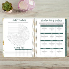 Load image into Gallery viewer, Pre-Order 2026 Beige Bouquet Large Hard Cover Planner