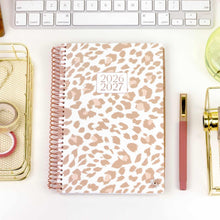 Load image into Gallery viewer, 2026-2027 Tan Leopard Soft Cover Planner