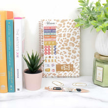 Load image into Gallery viewer, 2026-2027 Tan Leopard Soft Cover Planner