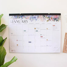 Load image into Gallery viewer, Pre-Order 2026 Seasonal Florals Desk & Wall Calendar