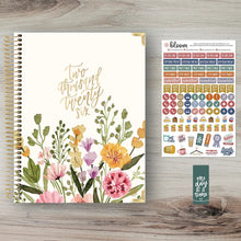 Load image into Gallery viewer, Pre-Order 2026 Beige Bouquet Large Hard Cover Planner