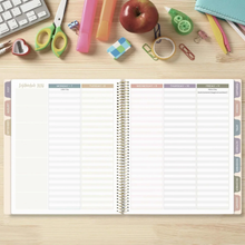 Load image into Gallery viewer, 2026-2027 Teacher Planner, With 3 Interchangeable Covers: Cool Tones