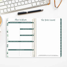 Load image into Gallery viewer, 2026-2027 Boho Greenery Soft Cover Planner