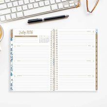 Load image into Gallery viewer, 2026-2027 Blue & White Floral Soft Cover Planner