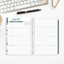 Load image into Gallery viewer, 2026-2027 Boho Greenery Soft Cover Planner
