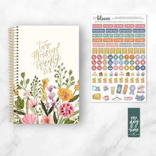Load image into Gallery viewer, Pre-Order 2026 Beige Bouquet Soft Cover Planner