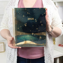 Load image into Gallery viewer, Pre-Order 2026 Celestial Skies Large Hard Cover Planner