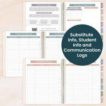 Load image into Gallery viewer, 2026-2027 Teacher Planner, With 3 Interchangeable Covers: Cool Tones