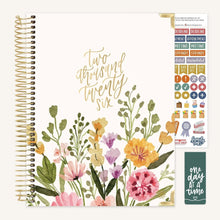 Load image into Gallery viewer, Pre-Order 2026 Beige Bouquet Large Hard Cover Planner