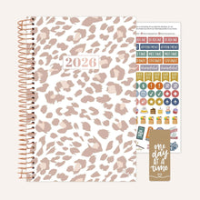 Load image into Gallery viewer, Pre-Order 2026 Tan Leopard Soft Cover Planner
