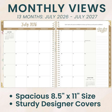 Load image into Gallery viewer, 2026-2027 Large Bows Hard Cover Planner