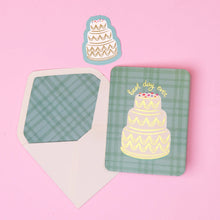 Load image into Gallery viewer, Best Day Cake Greeting Card
