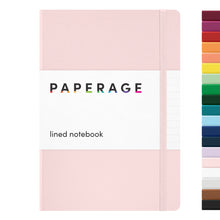 Load image into Gallery viewer, Paperage Blush Lined Journal Notebook, Hardcover