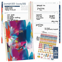 Load image into Gallery viewer, Pre-Order 2026 Brilliant Brushstrokes Soft Cover Planner