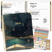 Load image into Gallery viewer, Pre-Order 2026 Celestial Skies Large Hard Cover Planner