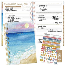 Load image into Gallery viewer, Pre-Order 2026 Coastal Calm Soft Cover Planner