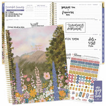 Load image into Gallery viewer, Pre-Order 2026 Wildflower Mountains Large Hard Cover Planner