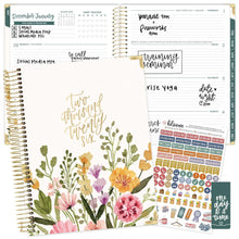 Load image into Gallery viewer, Pre-Order 2026 Beige Bouquet Large Hard Cover Planner