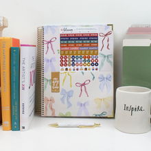 Load image into Gallery viewer, 2026-2027 Large Bows Hard Cover Planner