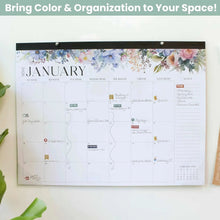 Load image into Gallery viewer, Pre-Order 2026 Seasonal Florals Desk & Wall Calendar