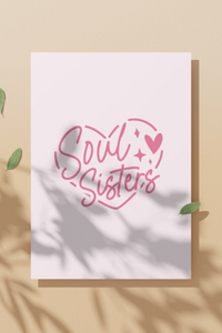 Soul Sisters Greeting Card