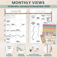 Load image into Gallery viewer, Pre-Order 2026 Checkered Soft Cover Planner