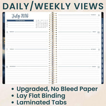Load image into Gallery viewer, 2026-2027 Midnight Sky Soft Cover Planner