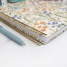 Load image into Gallery viewer, Pre-Order 2026 Whimsical Wildflowers Large Hard Cover Planner