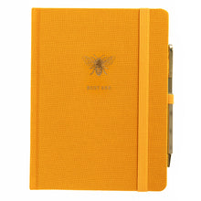 Load image into Gallery viewer, Busy Bee Fabric Covered Journal With Pen