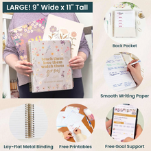Load image into Gallery viewer, 2026-2027 Teacher Planner, With 3 Interchangeable Covers: Cool Tones