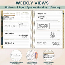 Load image into Gallery viewer, Pre-Order 2026 Celestial Skies Large Hard Cover Planner