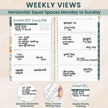 Load image into Gallery viewer, Pre-Order 2026 Beige Garden Party Soft Cover Planner