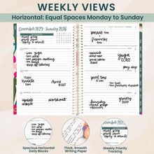 Load image into Gallery viewer, Pre-Order 2026 Pink Poppies Soft Cover Planner