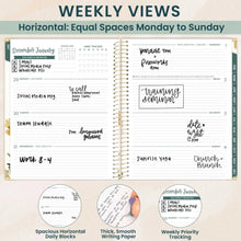 Load image into Gallery viewer, Pre-Order 2026 Beige Bouquet Large Hard Cover Planner