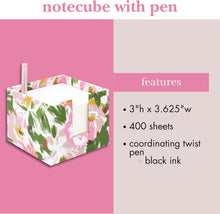 Load image into Gallery viewer, kate spade new york, Hidden Garden, Notecube with Pen