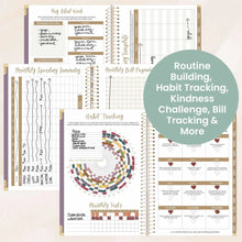 Load image into Gallery viewer, Pre-Order 2026 Small Purple Linen Hard Cover Planner