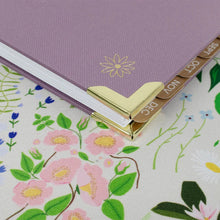 Load image into Gallery viewer, Pre-Order 2026 Small Purple Linen Hard Cover Planner