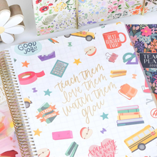 Load image into Gallery viewer, 2026-2027 Teacher Planner, With 3 Interchangeable Covers: Bold & Bright