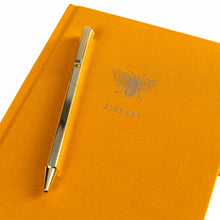 Load image into Gallery viewer, Busy Bee Fabric Covered Journal With Pen