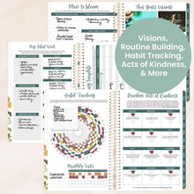 Load image into Gallery viewer, Pre-Order 2026 Beige Bouquet Soft Cover Planner