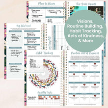 Load image into Gallery viewer, Pre-Order 2026 Blooming Wildly Floral Soft Cover Planner