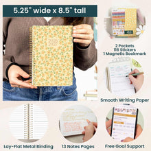 Load image into Gallery viewer, 2026-2027 Butter Yellow Daisies Soft Cover Planner