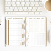 Load image into Gallery viewer, 2026-27 Small Purple Linen Hard Cover Planner