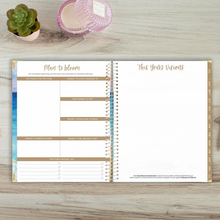 Load image into Gallery viewer, 2026-2027 Large Coastal Calm Hard Cover Planner