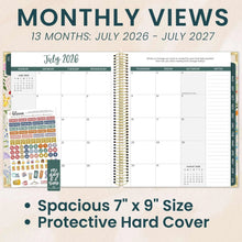 Load image into Gallery viewer, 2026-27 Vision Planner, Garden Party, Beige